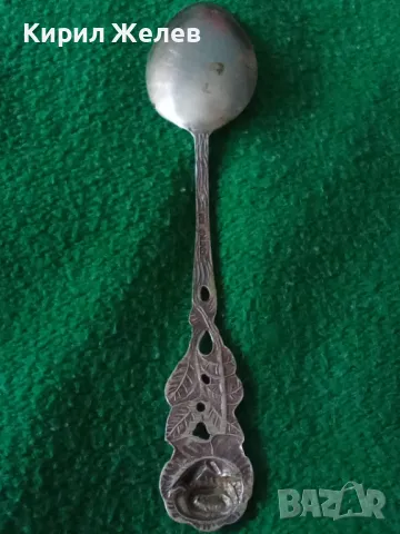 ANTIKO СТАРА НЕМСКА ФЛОРАЛНА КОЛЕКЦИОНЕРСКА СРЕБЪРНА ЛЪЖИЧКА За КАФЕ СРЕБРО 800 ПРОБА 42982, снимка 17 - Колекции - 44376221