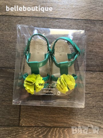 Страхотни летни бебешки сандали Майорал Mayoral 18 номер, снимка 3 - Бебешки обувки - 32524648