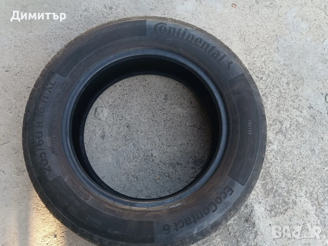 Продавам 4 гуми Continental Континентал 205 60 16 цола, снимка 3 - Гуми и джанти - 51101298