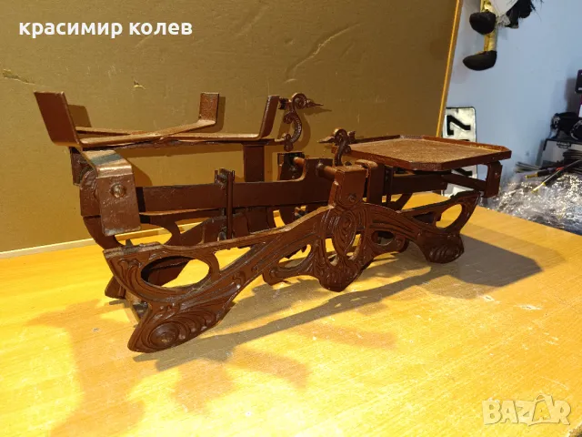 стар немски кантар за декорация, снимка 4 - Антикварни и старинни предмети - 48894426
