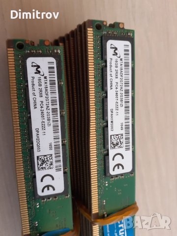 Рам памет 16GB ddr4 low profile / MTA18ADF2G72AZ-2G3B1ZI, снимка 2 - RAM памет - 43789770