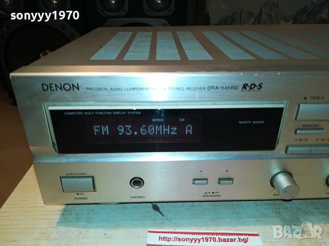 DENON-JAPAN-STEREO RECEIVER 2207221231, снимка 8 - Ресийвъри, усилватели, смесителни пултове - 37466857