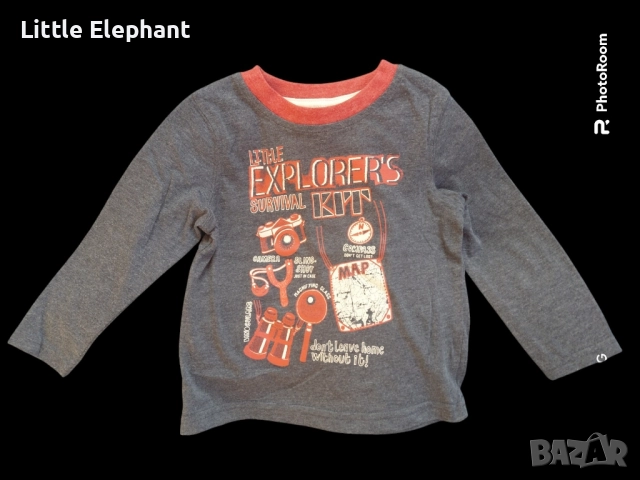 Блузка с дълъг ръкав за 12-18 месе момченце"Little Explorer Survivals kit",Англия/нова