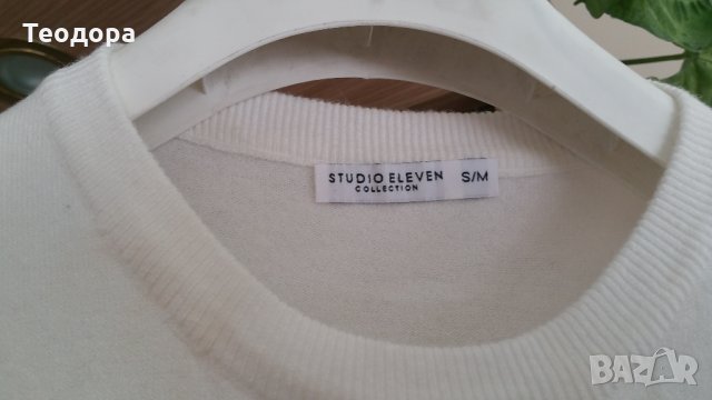 Блуза с ефектни ръкави, снимка 3 - Блузи с дълъг ръкав и пуловери - 27899944