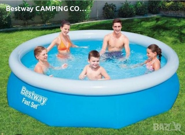 Надуваем басейн 305х78 см