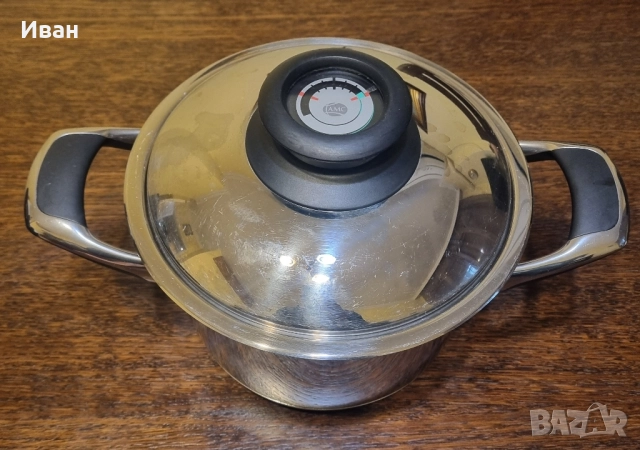 Amc готварски сет две тенджери и съд за готвене на пара, снимка 7 - Съдове за готвене - 52341337