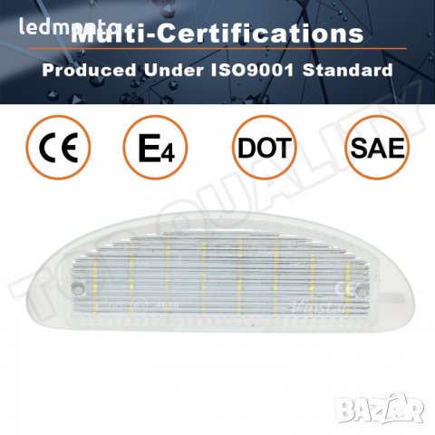 плафон заден номер рено Clio II , Лед плафони за кола, регистрационен номер  Renault Twingo, Clio , снимка 3 - Аксесоари и консумативи - 32246046