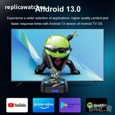 tv smart box 4gb ram android 13, снимка 4 - Приемници и антени - 43986407