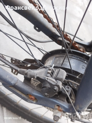 28 цола алуминиев електрически велосипед колело 36 волта за ремонт или части за контролер и батерия, снимка 5 - Велосипеди - 51536939