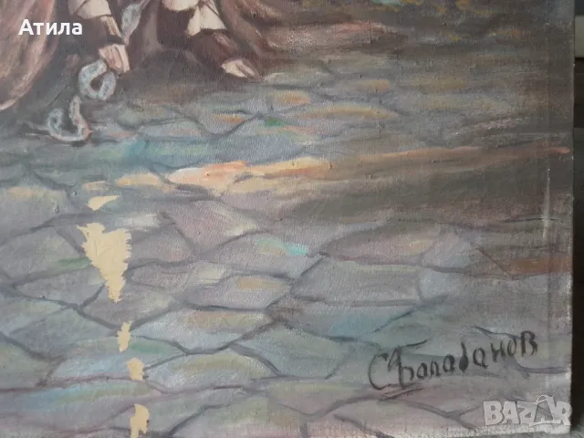 картина Темида 92/52 см, снимка 4 - Картини - 49283950