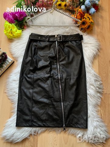 Нова кожена пола, снимка 7 - Поли - 42974131