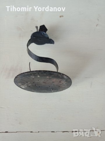 Свещник от ковано желязо, снимка 5 - Декорация за дома - 32877868