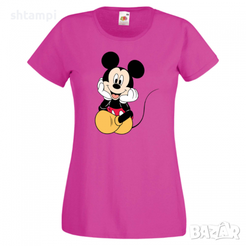Дамска тениска Mickey Mouse 3 Мини Маус,Микки Маус.Подарък,Изненада,, снимка 7 - Тениски - 36526396