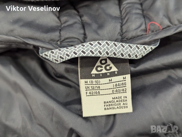 Nike ACG 550 Down Vest Дамска Пухена Жилетна Размер М Гъши Пух, снимка 12 - Жилетки - 53190475