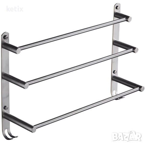 Поставка за кърпи за баня,3 нива, снимка 2 - Други стоки за дома - 52975635