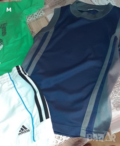 Nike зелена тениска и потник, снимка 2 - Детски тениски и потници - 37034588