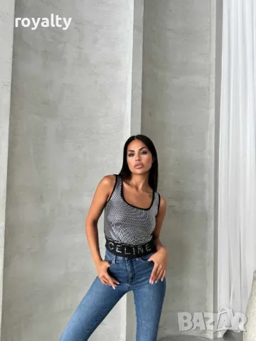 Celine дамски потници с камъчета , снимка 2 - Потници - 49189603