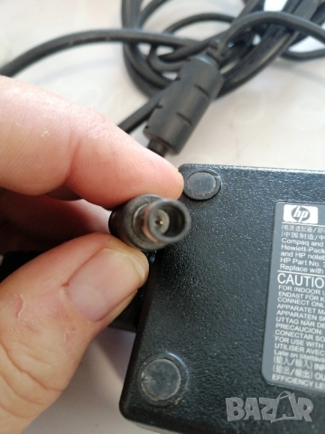 Оригинално зарядно HP PPP016L, 18.5V/6.5A/120W, снимка 3 - Лаптоп аксесоари - 51634378