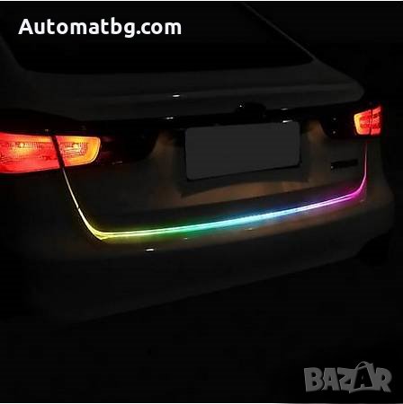 Многоцветна RGB Стоп LED Automat, светеща сигнална лента за багажник на кола, светодиодна цветомузик, снимка 5 - Аксесоари и консумативи - 28033852