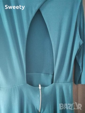 Зелена рокля Манго размер L, снимка 3 - Рокли - 33093479