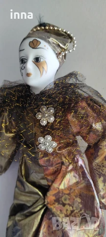 Венецианска порцеланова тъжна кукла, снимка 3 - Колекции - 51385661