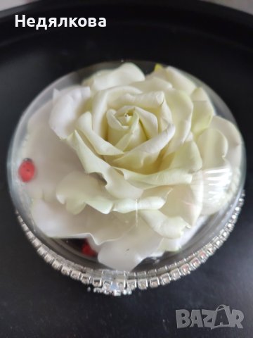 Вечна роза в стъкленица., снимка 2 - Декорация за дома - 20961817