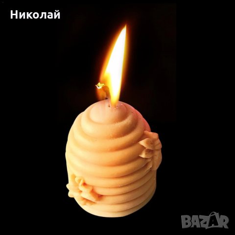 Силиконова форма за свещи - кошер тръвна свещ молд пчела пчели, снимка 3 - Други стоки за дома - 28421294