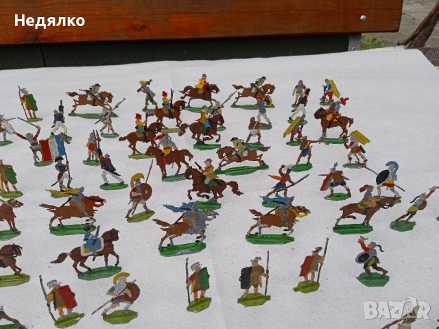 Уникално,105бр стари оловни фигурки , снимка 5 - Колекции - 38810267