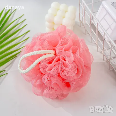 5511 Ексфолираща гъба за баня, едноцветна, 50 гр