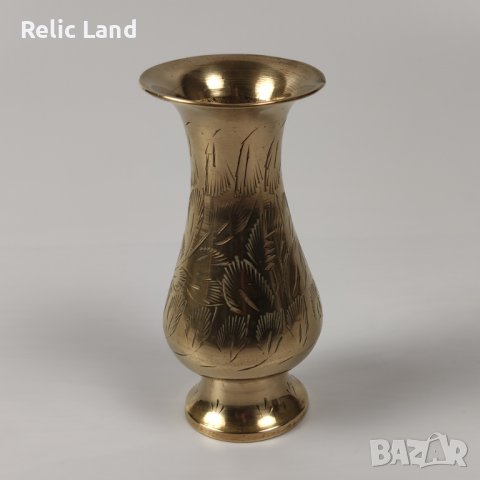 Мини вазичка месинг, снимка 2 - Антикварни и старинни предмети - 43885252