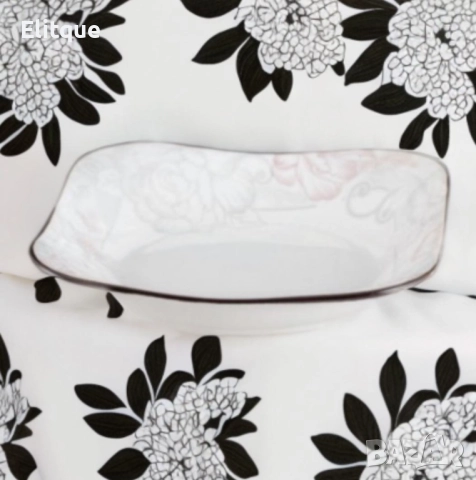 Елегантна керамична чиния, снимка 7 - Други - 52861447