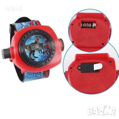 3D Динозаври Динозавър Джурасик парк детски часовник прожектор, снимка 5 - Детски - 33465811