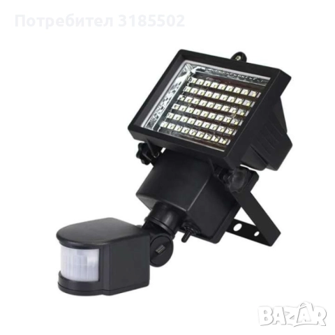 LED прожектор с датчик и соларен панел, снимка 9 - Прожектори - 51456509