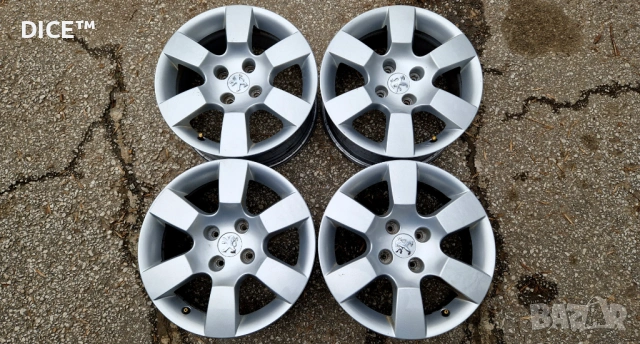 Пежо Ситроен 16 4х108 лети джанти Peugeot Citroen 4x108, снимка 2 - Гуми и джанти - 53451857