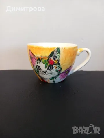 Котки, дървено пано и порцелан.Подарък за дете. Домашни любимци, снимка 14 - Други - 44183166