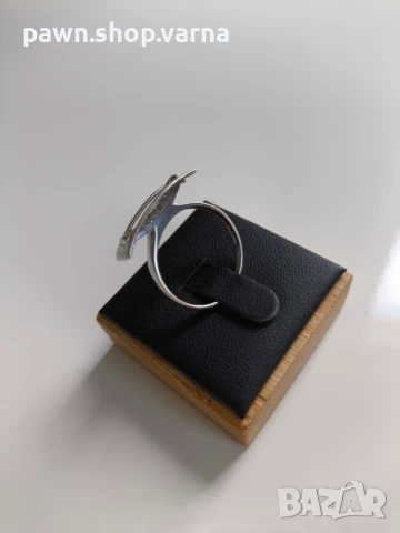 Ново сребърно пръстенче с фианити – 925 проба, снимка 2 - Пръстени - 51141707