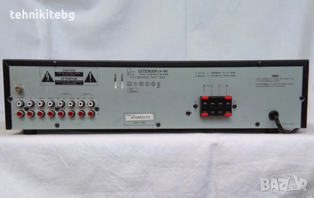 ⭐⭐⭐ LUXMAN LV-90 ⭐⭐⭐, снимка 4 - Ресийвъри, усилватели, смесителни пултове - 52741427