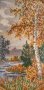 Гоблен "Есен" от поредицата пейзажи на Вилер, снимка 2