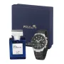  Мъжки комплект, 55 мл Парфюм и часовник, Polo Air, Черно, снимка 1