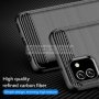 Samsung Galaxy A03 Противоударен Силиконов Гръб - Карбон, снимка 2