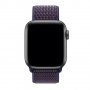 Текстилна каишка band за Apple Watch 7, 6, 5, 4, 3 - велкро черен цвят, снимка 2