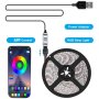 2 метра лента RGB LED 5050, дистанционно, APP - Android/iOS, многоцветна, снимка 3
