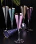 Комплект от 6 стъклени чаши за шампанско или коктейли, снимка 1 - Чаши - 34868430