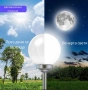 Соларна градинска лампа сфера BONETTI Ø30 см – автоматично осветление без кабели и сметки за ток, снимка 2
