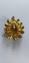 Ретро руска брошка, позлатена , снимка 3