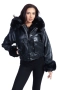 Дамско   кожено яке - 4260, снимка 17