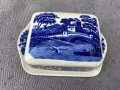 Английска порцеланова кутия за масло Spode, снимка 2