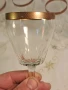 кристални чаши за вино със златен кант     26/1, снимка 13