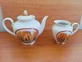 Руски порцелан лфз чайник и латиера , снимка 1