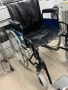 Чисто нова инвалидна количка с подлакътници и поставки за крака, снимка 1